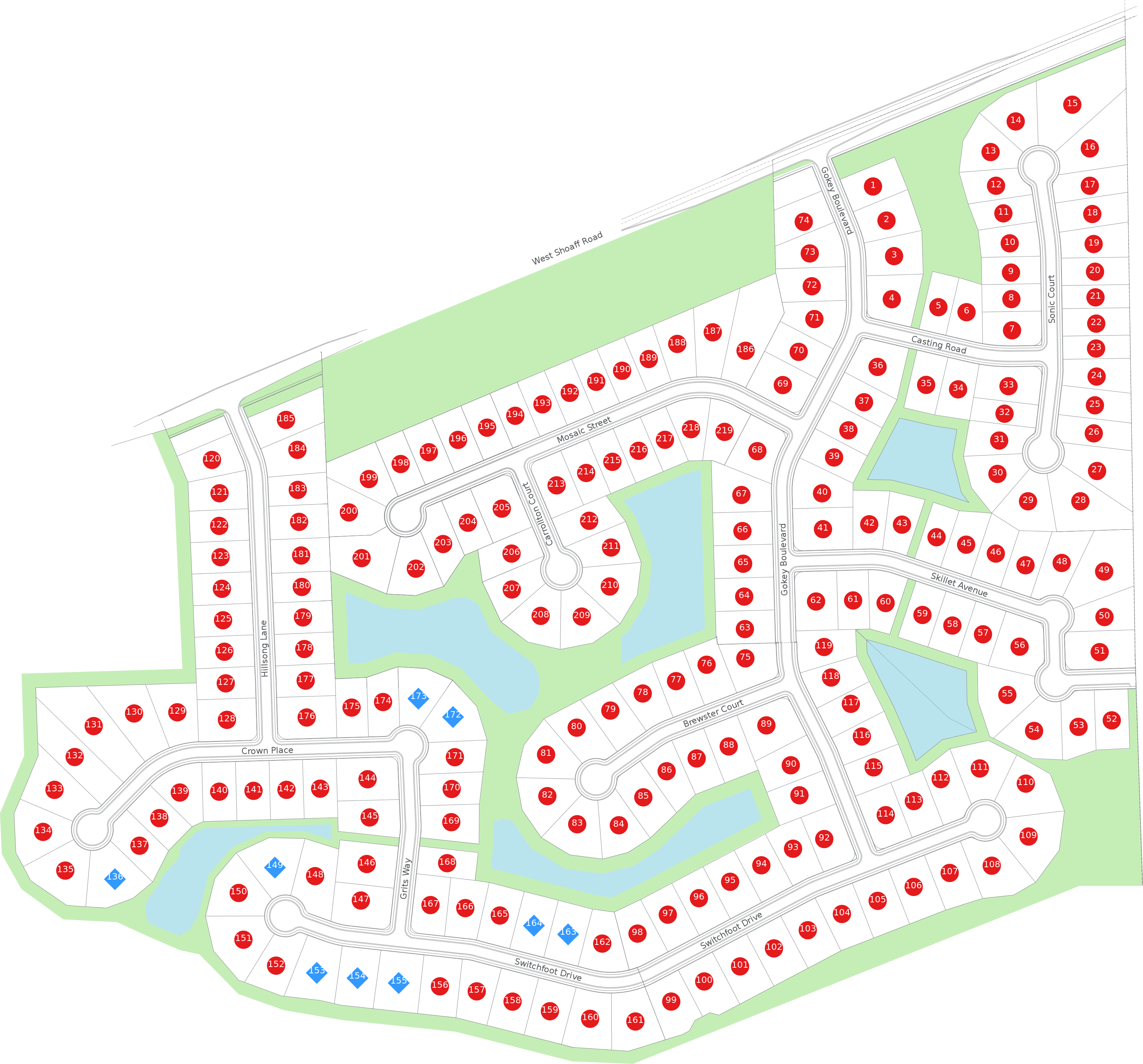 Rolling Oaks Map